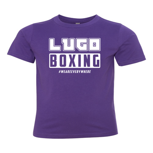 Youth Lugo Boxing T-Shirt Purple