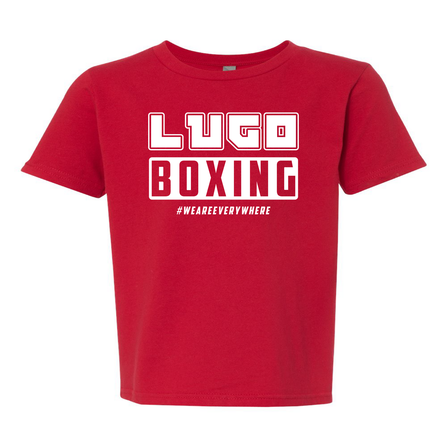 Youth Lugo Boxing T-Shirt Red